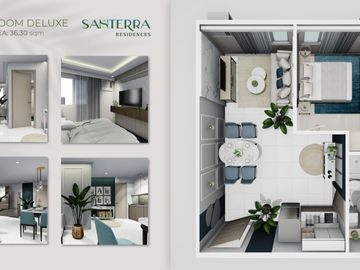 Artha at Santerra|1 Bedroom, 1 Bedroom Deluxe, 2 Bedrooms