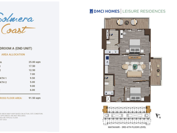 Residential and Condotel Units for Sale – 2-Bedroom Units at Solmera Coast