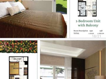 Affordable 1BR with Balcony 14k monthly! Cool Residences in Tagaytay