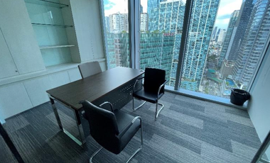 For Rent: BGC Fully Fitted Office 1,400 sqm at Bonifacio Global City - One Park