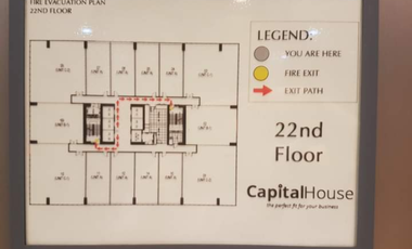 Office at Capital House 9th Avenue Corner 34th St Taguig BGC for Sale