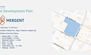 2 Bedroom Unit - Pre-selling in Poblacion, Makati at Mergent Residences | 106sqm