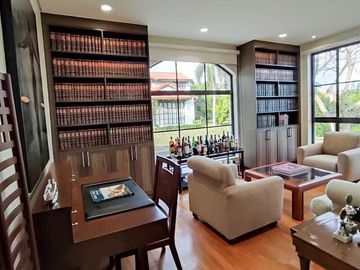 Spanish Mediterranean Furnished House and Lot For Sale in Tagaytay Highlands