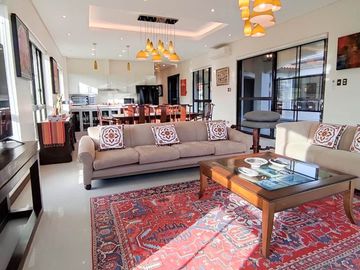 Spanish Mediterranean Furnished House and Lot For Sale in Tagaytay Highlands