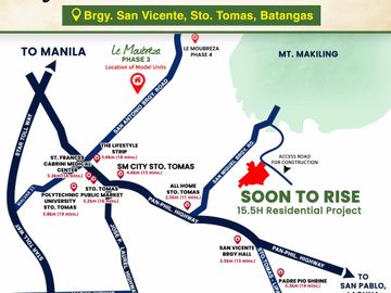 2 to 3 bedroom pre-selling single house .its about an hour travel to manila .