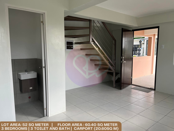 For Sale: Pre-Selling 2 Storey Townhouse with 3 bedrooms in Tanza cavite