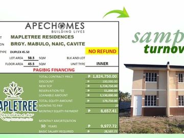 For Sale: Affordable Duplex House and Lot in Naic , Cavite