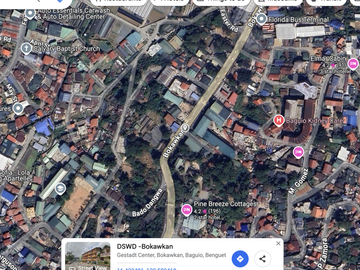 For Sale Commercial  Lot Baguio City:   1,000 Square Meters