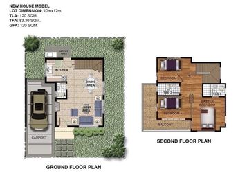 Pre-Selling House and lot near NUVALI and CALAX. 3BR with Balcony and Garage