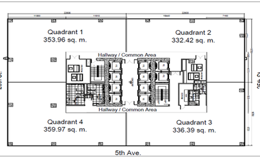 Whole Office Space- 1,382.74 sqm for Rent in Fort Bonifacio, Taguig City