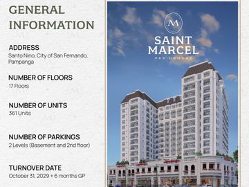 SAINT MARCEL RESIDENCES 1 Bedroom Unit with Balcony