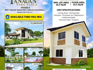 House and Lot For Sale in Tanauan Batangas at Tanauan Park Place