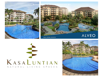 For Sale 1 Bedroom Condominium in Tagaytay Ayala Land Kasa Luntian