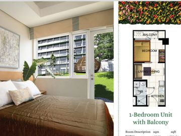 Smdc Cool Suites at Wind Residences Tagaytay 1 Bedroom with Balcony/Rent to Own