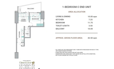 1-Bedroom Condo Unit for Sale at The Crestmont in Quezon City