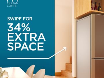 15K MONTHLY PASIG ORTIGAS EXTENSION LOFT TYPE NO DP WITH FREE APPALIANCES