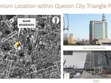 Condominium for sale in Quezon City (Glam Residences)