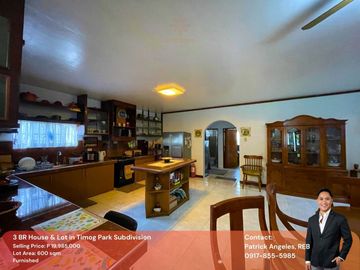3 Bedroom House & Lot in Timog Park Subdivision, Angeles City (Near Clark)