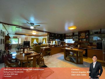 3 Bedroom House & Lot in Timog Park Subdivision, Angeles City (Near Clark)