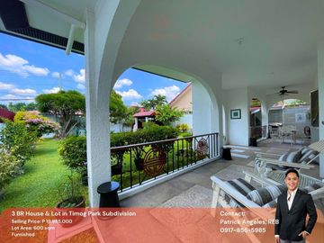 3 Bedroom House & Lot in Timog Park Subdivision, Angeles City (Near Clark)