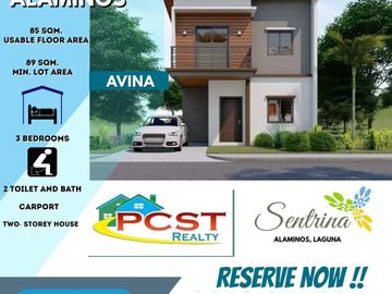 House for Sale in  Sentrina Alaminos Laguna Along Maharlika National Highway-AVINA MODEL