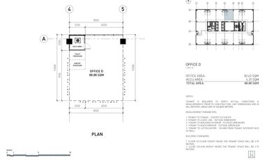 Unit 25D Commercial Office for Sale in The Glaston Tower, Ortigas, Pasig City