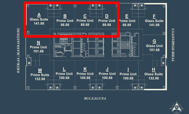 408.52 sqm Commercial Office for Sale in The Glaston Tower, Ortigas, Pasig City