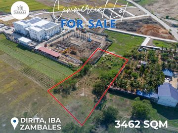 Commercial Lot Adjacent To New Municipal Hall of Iba For Sale