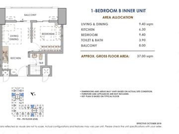 2 Bedroom Condo For Sale in Pasay City - The Aston Place Near Makati, MOA & LRT