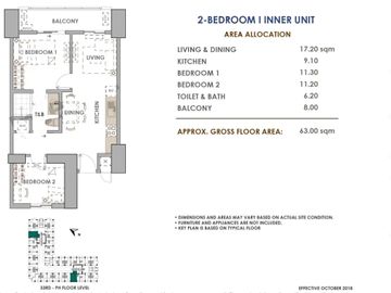 1 Bedroom Condo For Sale in Pasay City Near Makati & Moa - The Aston Place DMCI