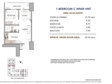 1 Bedroom Condo For Sale in Pasay City Near Makati & Moa - The Aston Place DMCI
