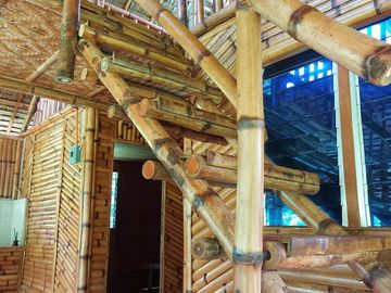 2 Bedroom Bamboo House with Loft for Rent Daily Php800/Sale Php1.3 M (300 Sq M -Clean Title)