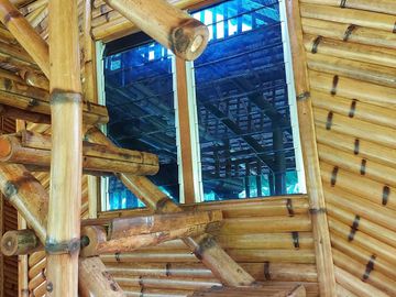 2 Bedroom Bamboo House with Loft for Rent Daily Php800/Sale Php1.3 M (300 Sq M -Clean Title)