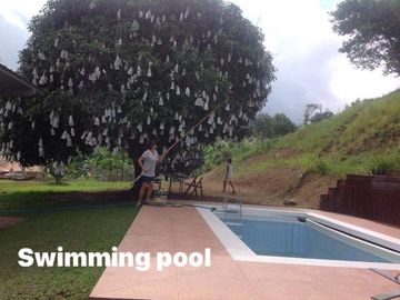 2BR Rest house with pool in developed farm property, Batangas City