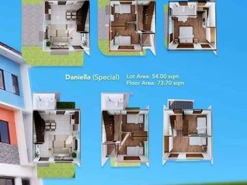 Dream together with Daniella 3-storey townhouse in Hugo Perez, Trece Martires