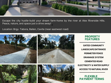 Alex Riverside Hills - Leisure Farm Residential Lot (with access to natural river), near East-West Road