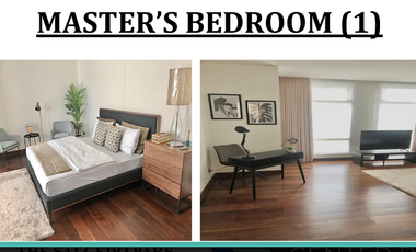 Furnished 3 Bedroom with Parking for Lease at Two Roxas Triangle in Makati City