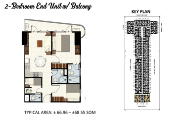 1 Bedroom Unit with Balcony Fully-furnished in Roxas Boulevard