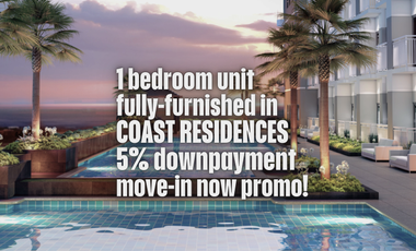 1 Bedroom Unit with Balcony Fully-furnished in Roxas Boulevard