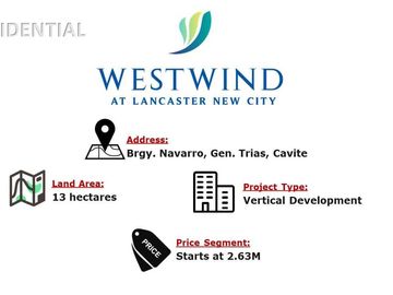 Spacious 2BR Condo w/ Balcony at Westwind, Lancaster New City – ₱21K/Month