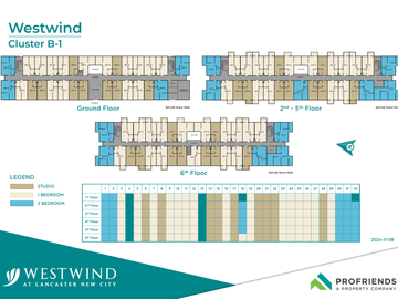 Spacious 2BR Condo w/ Balcony at Westwind, Lancaster New City – ₱21K/Month