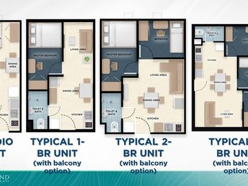 Spacious 2BR Condo w/ Balcony at Westwind, Lancaster New City – ₱21K/Month