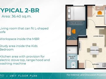 Spacious 2BR Condo w/ Balcony at Westwind, Lancaster New City – ₱21K/Month