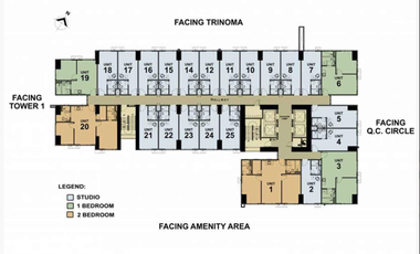 VERTIS NORTH 2BR Penthouse w/ maids room FREE Parking Slot