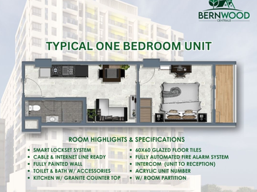 Studio Premiere at Bernwood Centrale in Jaro Iloilo