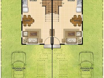 Futura Homes Palm Estates | Amber Duplex 2BR House for Sale in Talisay, Negros Occ. | Futura by Filinvest