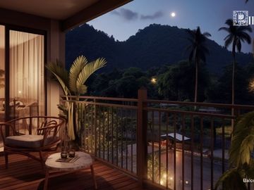 Pievana I 1 Bedroom Suite Unit with Balcony for Sale in Santo Tomas, Batangas