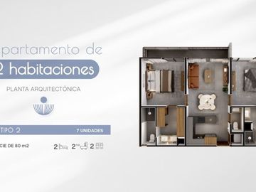 Venta de Departamento en Mérida – Andera, 2 Recámaras en Zona Country