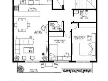 Departamento 3 ambientes en venta en  San fernando - Vias/Centro
