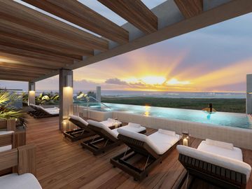 Departamento con más de 50 amenidades en Cancún (1537)